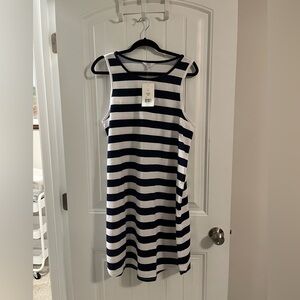 Navy and white Casual Dress XL